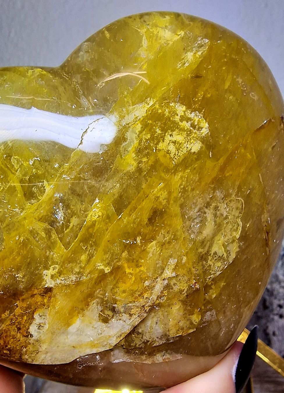 Minerali & Pietre curative: Wunderschönes Golden Healer Herz 666g – Nuovo (secondo la descrizione) da Matzingen venduto da Shay_Crystalz 3