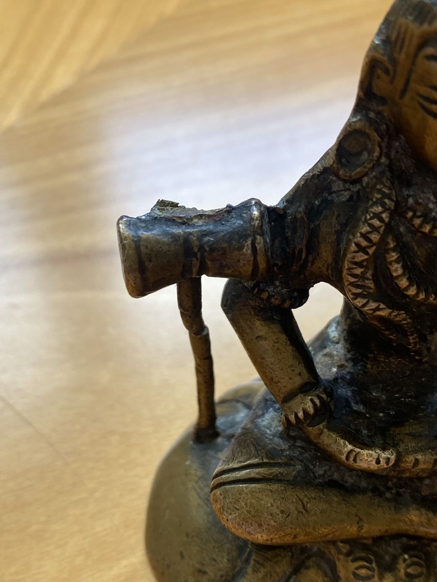Sculture & Statue: Shiva-Statue aus Messing. – Usato da Birr venduto da Vintage-Liebhaber 6