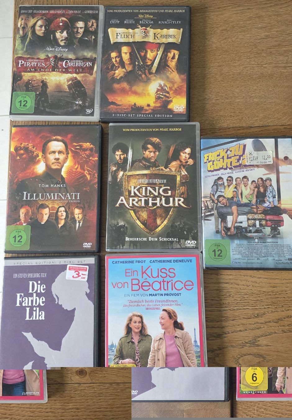 Alle DVDs: 7 DVD – Gebraucht aus Maisprach von patrugi
