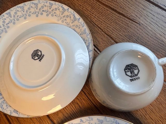 Set di piatti: Teeservice, 1950 – Usato da Hindelbank venduto da vey_t 3