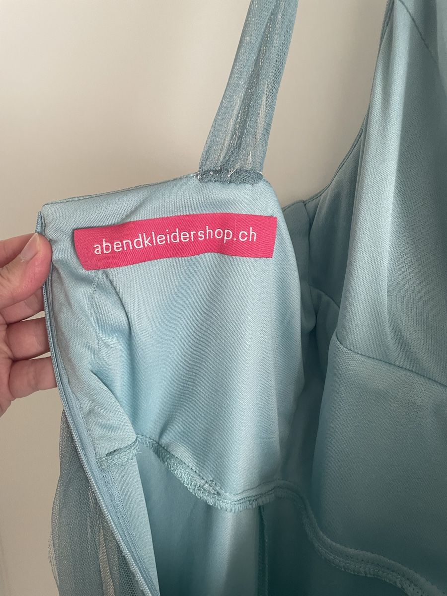 Vestiti: Abendkleid, Gr. 40-42, türkis, Tüll – Usato da Mollis venduto da cava10 2