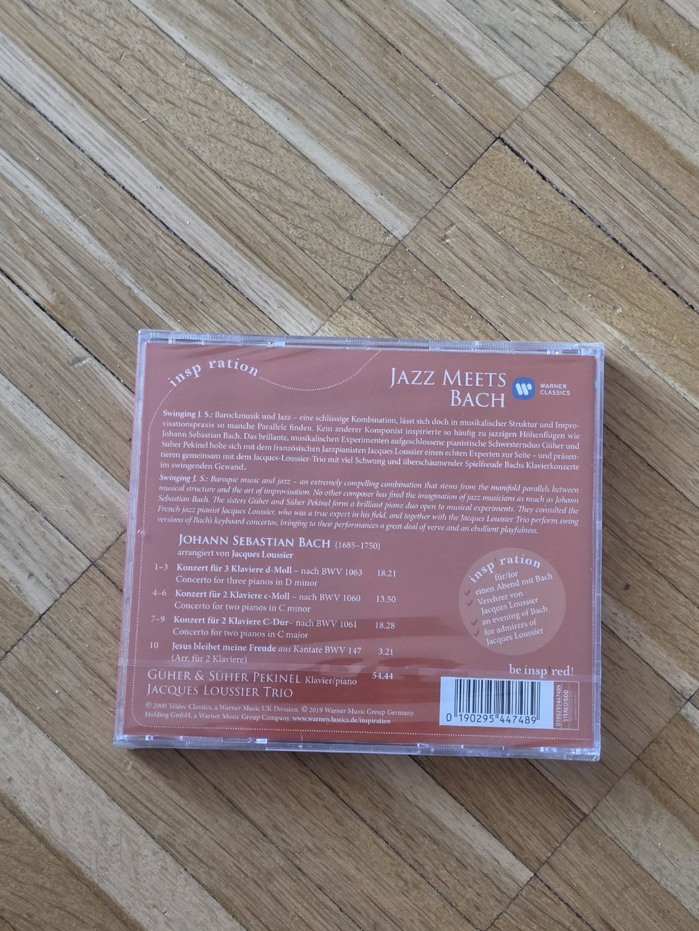 CDs: Neue CD: Jazz Meets Bach – Neu und originalverpackt aus Aesch BL von immon 1