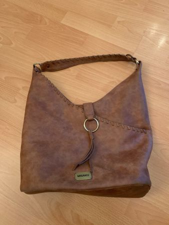 Joli sac à main brun Misako