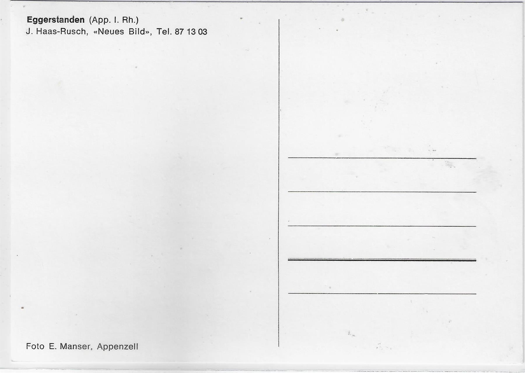 Cartoline postali: Eggerstanden AI - Generalansicht – Usato da Ettingen venduto da Kartenplanet 1