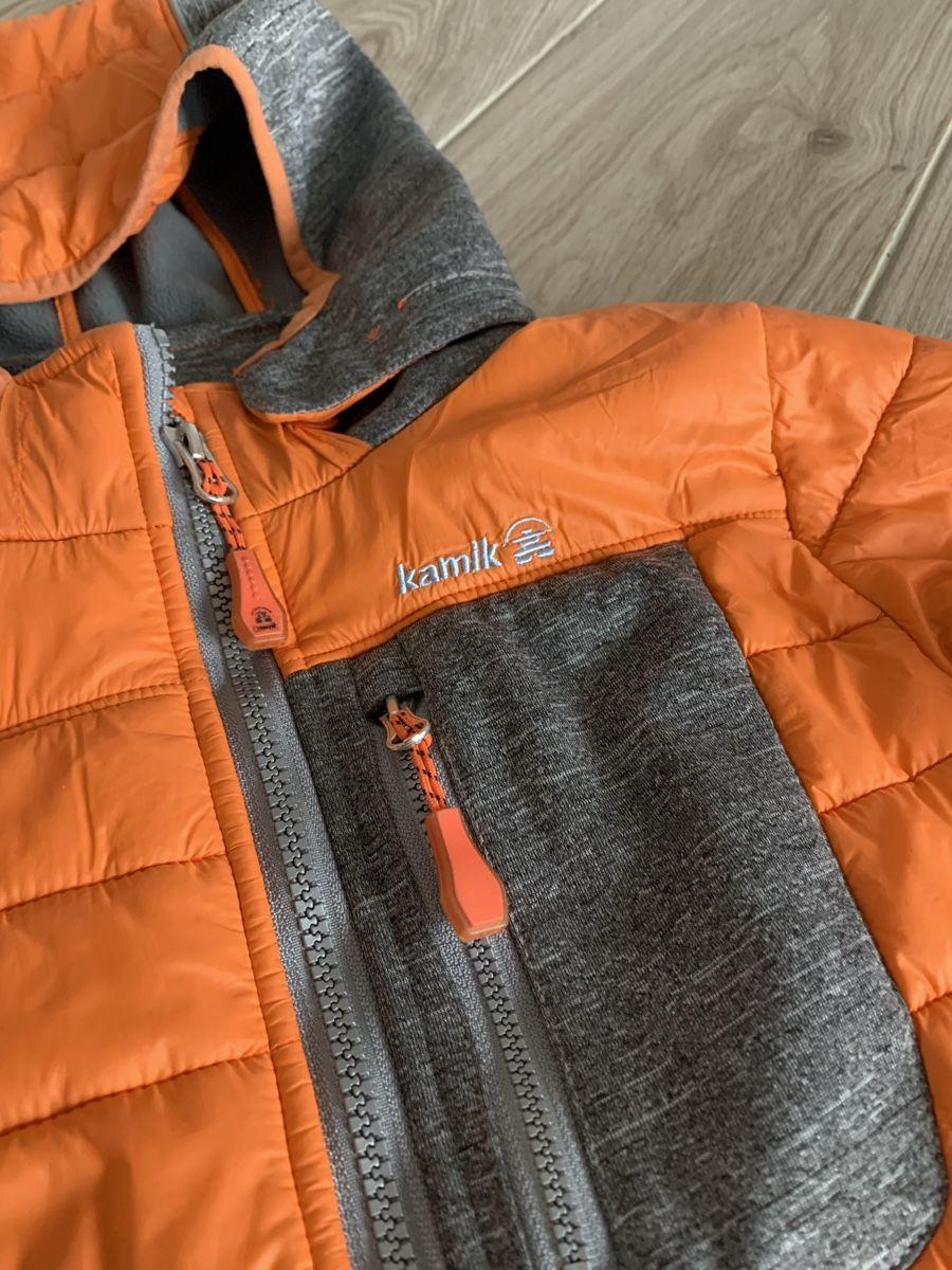 Kamik Giacche & Cappotti: Kamik Übergangsjacke Gr. 140 orange-grau – Usato da Rudolfstetten venduto da Joyw 3
