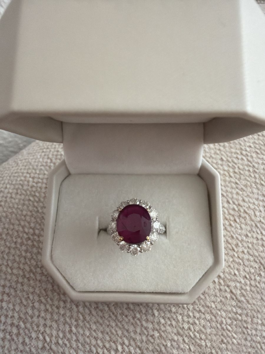 Bagues: LAST BEFORE MELT Ring with 5.5 carat ruby from burma – Neuf (Voir description) à Zürich par Pandainlondon 2