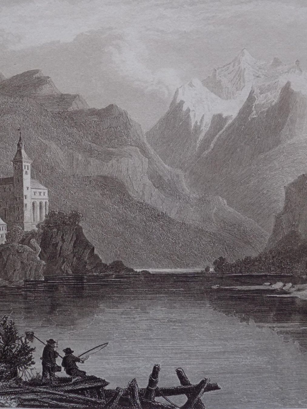 Gravures: Der Monte Rosa von Visp aus – D'occasion à Risch par Rischli15 5