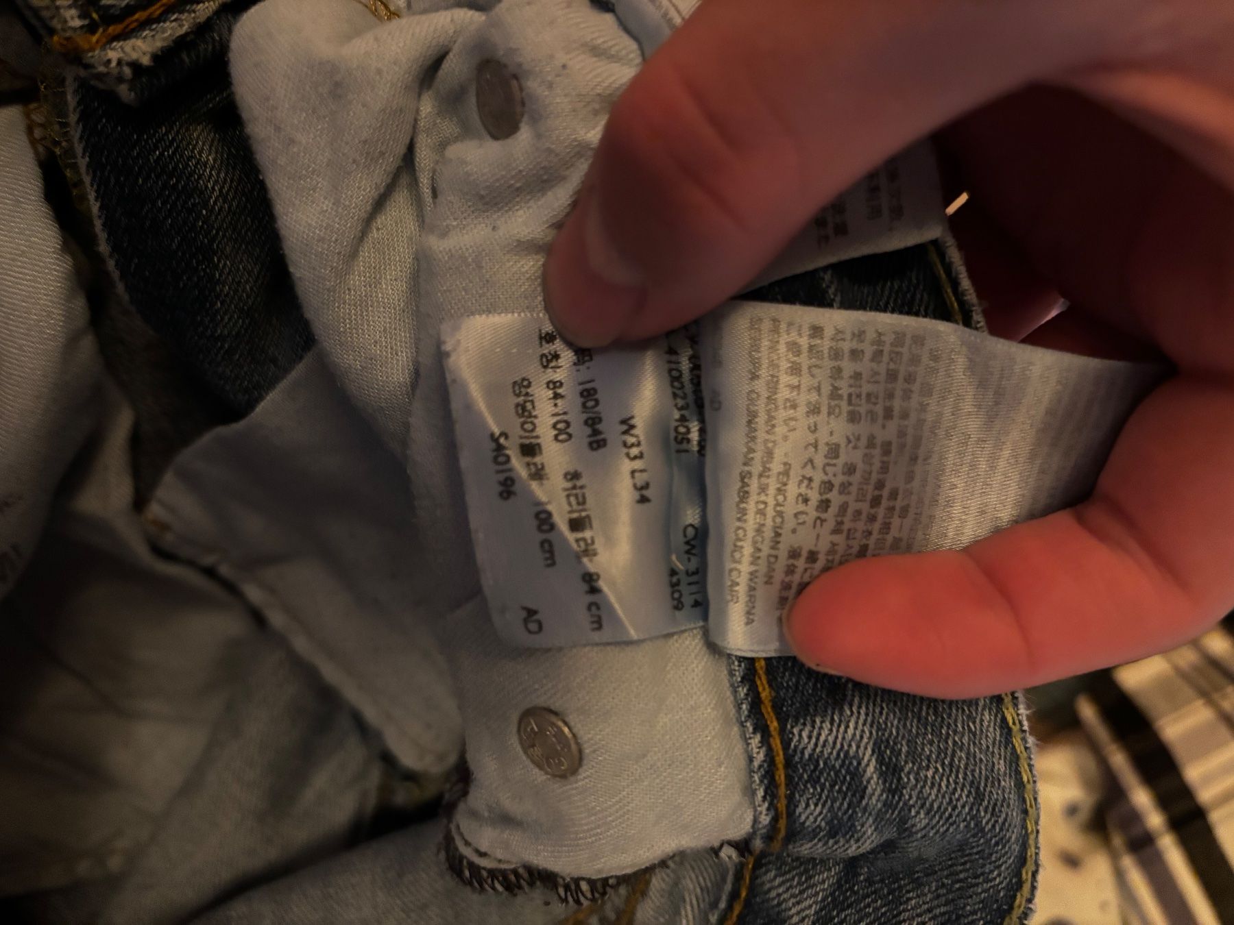 Levi's Jeans: Levi's Straight Jeans W33 L34 – Usato da Masein venduto da VintageFineShit 2