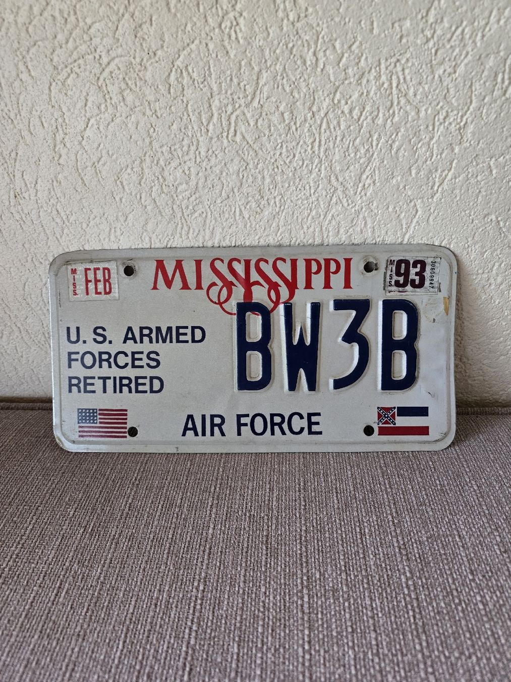 Insegne: USA plaques Mississipi Air Force – Usato da Vex venduto da Fournier1981
