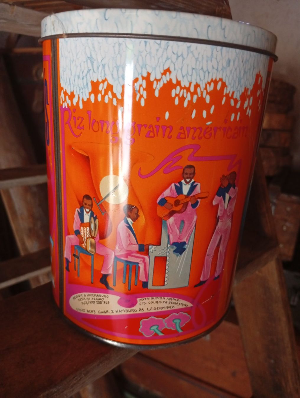 Pots: Boîte fer Uncle Ben's – D'occasion à Perrefitte par 36B 1