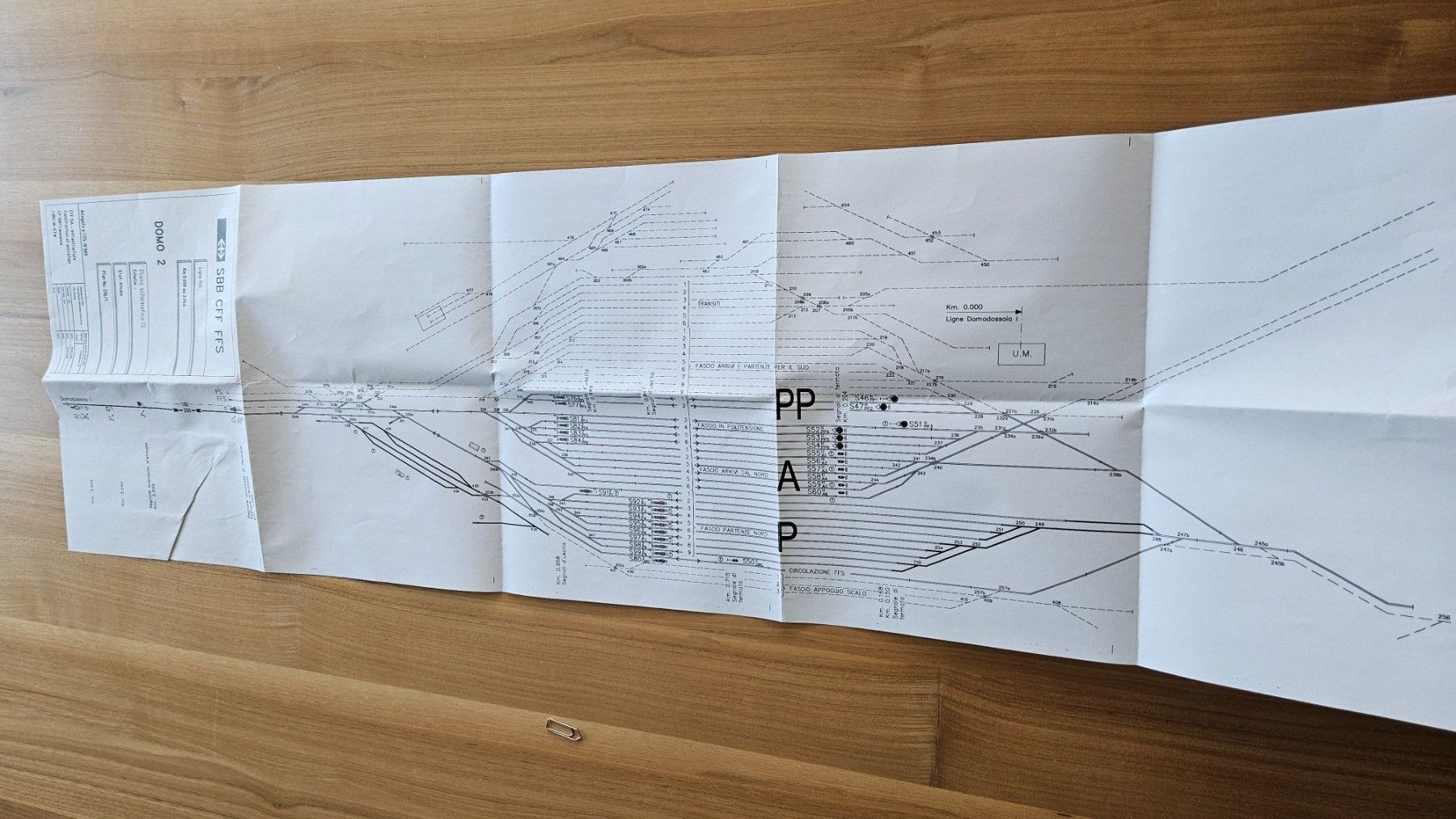 Documenti: SBB CFF FFS DOMO 2, Schematischer Plan & Dokumentation (f/i) – Usato da Glis venduto da dupont29 2