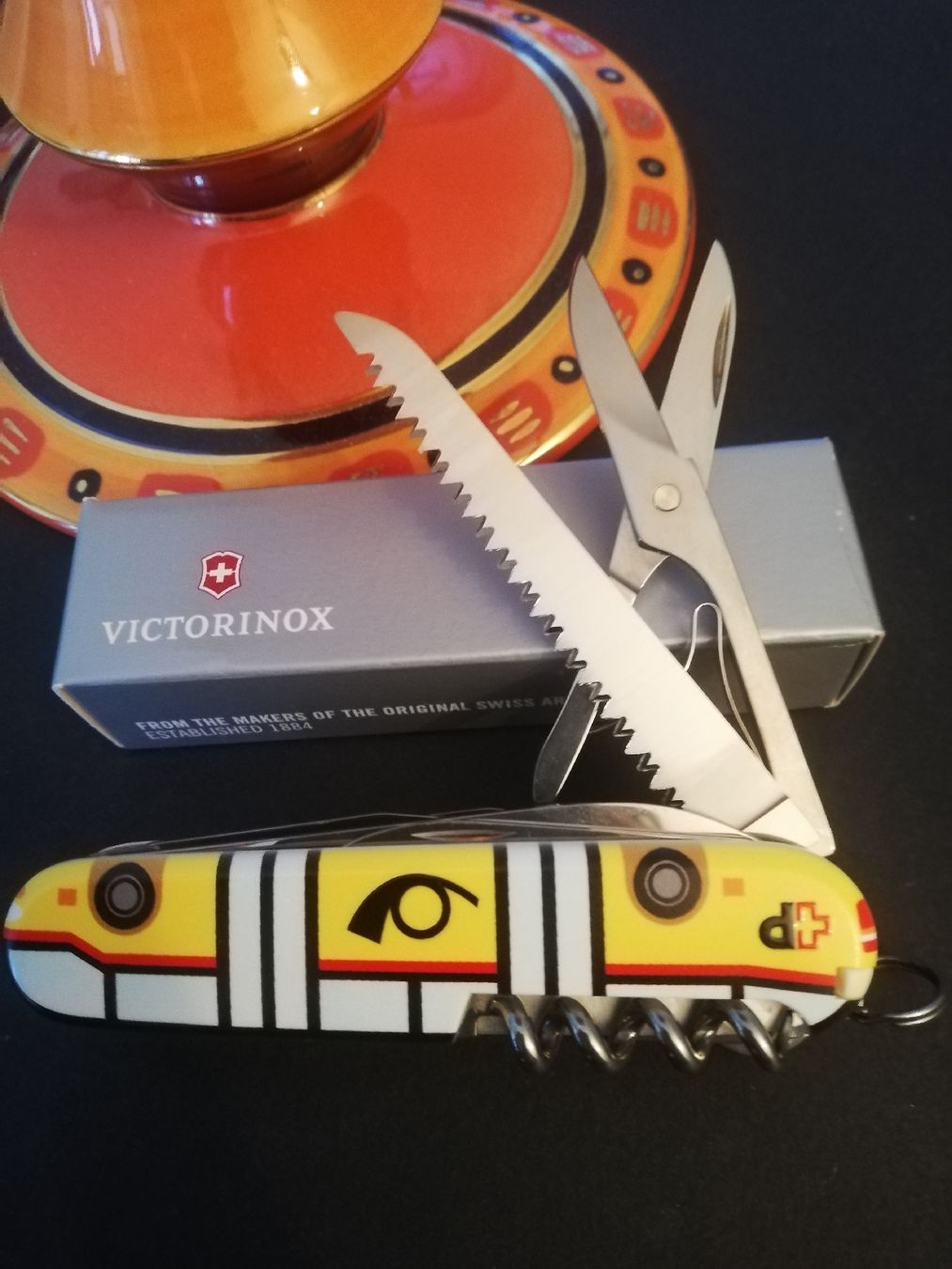 Victorinox Coltelli tascabile: Victorinox Huntsman Postauto Spez. Edition – Nuovo e nell'imballaggio originale da Balgach venduto da VicAlox 6
