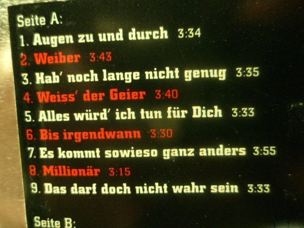 Musicassette: WOLFGANG PETRI,  NIE GENUG – Usato da Langnau i. E. venduto da mar_hw58 1