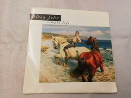 ELTON JOHN - SIMPLE LIFE (SINGLES 7")