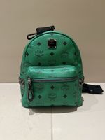 MCM Mini Rucksack in Grün- ungetragen