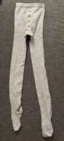 Strumpfhose Baumwolle Hellgrau H&M 110/116