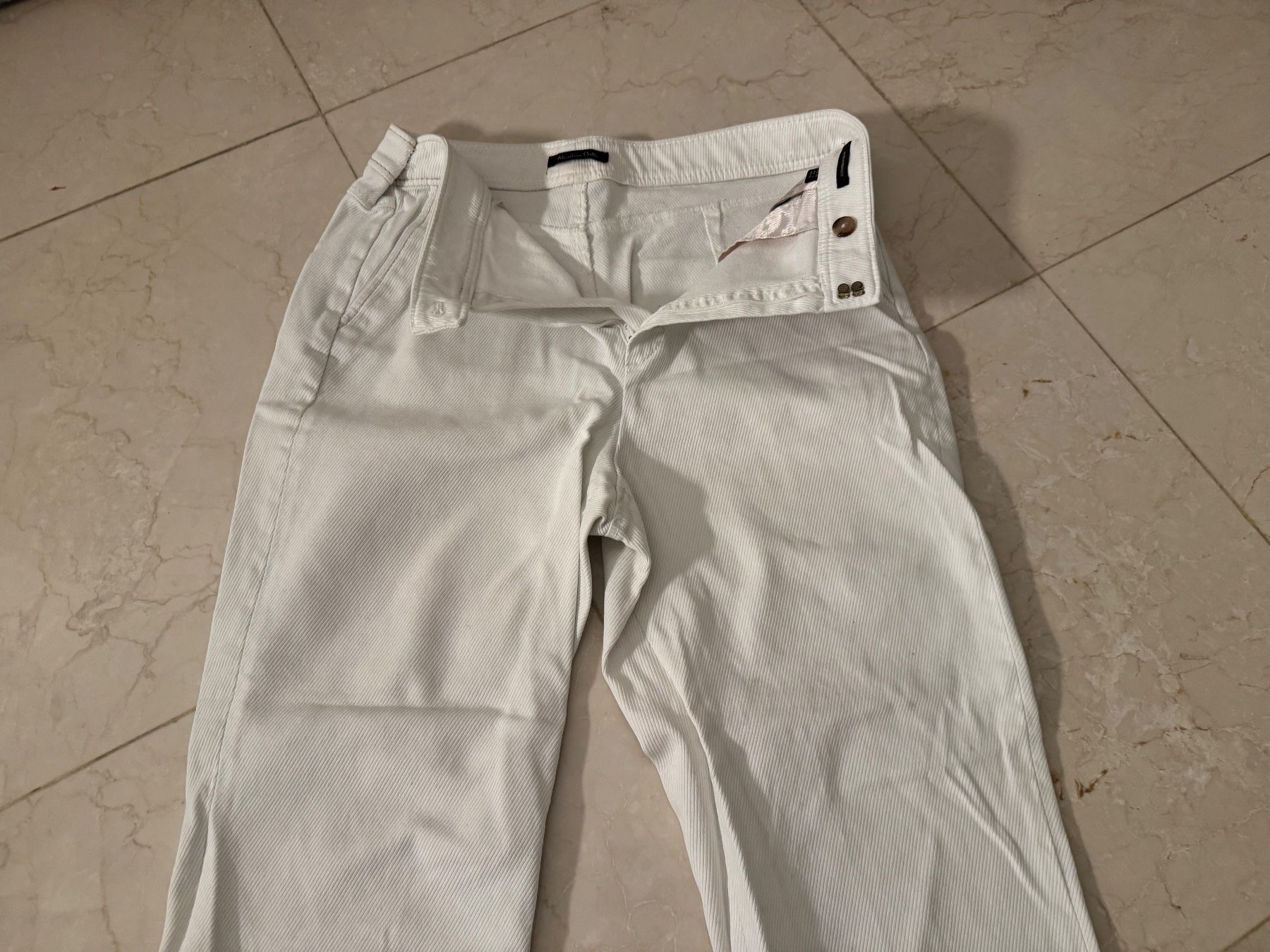 Massimo Dutti Jeans: Massimo Dutti White Jeans – Usato da Basel venduto da mar_dgx7 1