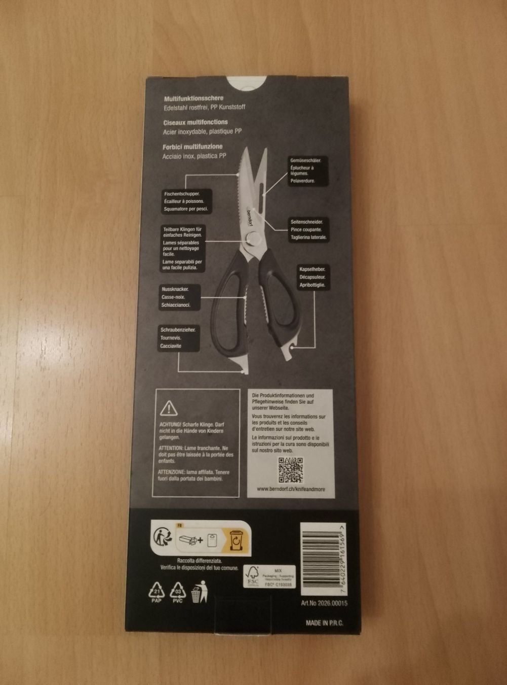 Alle Werkzeuge: Ciseaux multifonctions Berndorf Luzerne – Neu und originalverpackt aus Dombresson von sev_bsb8 1