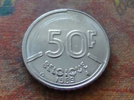 BELGIQUE  50  Francs  1989