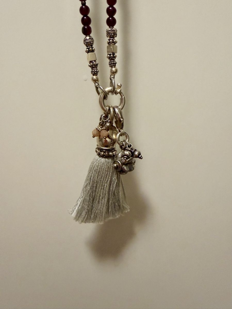 Rejane Rosenberger Catenine: Granatstein Kette mit Silber 49 cm - Rejane – Nuovo (secondo la descrizione) da Muttenz venduto da stoeberi01 7