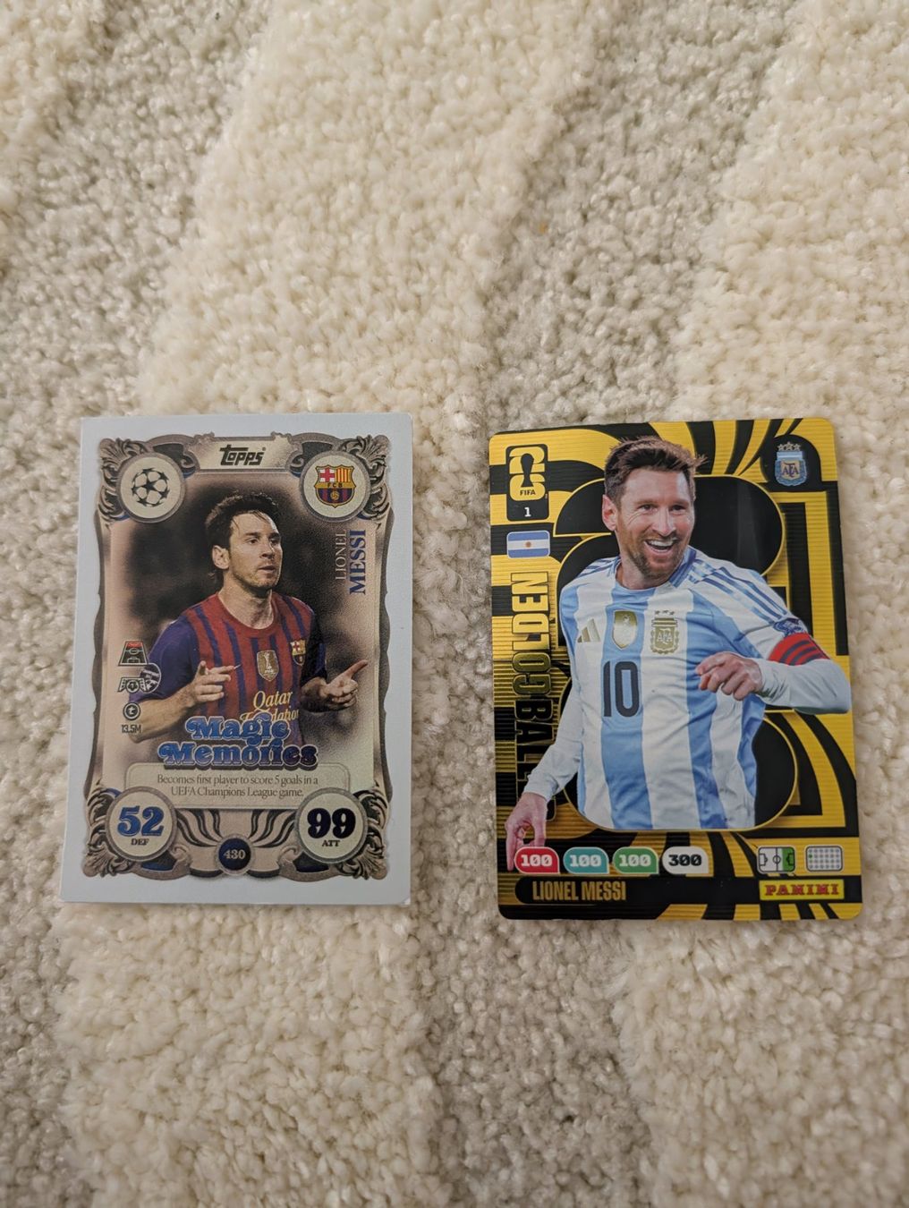 Cartes à collectionner: Messi Sammelbilder – Neuf (Voir description) à Menziken par Levin1111