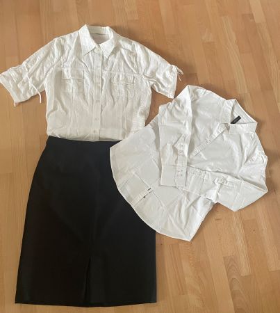Kleiderpaket 3-teilig / Jupe & 2 Blusen / 42/44 / neuwertig!