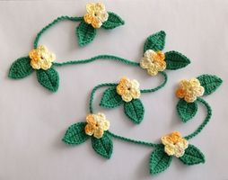 5 Stück Blumen gehäkelt, fleurs crochet, fiori uncinetto 038