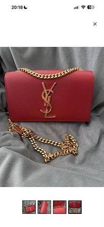 YSL ROTE UMHAENGETASCHE