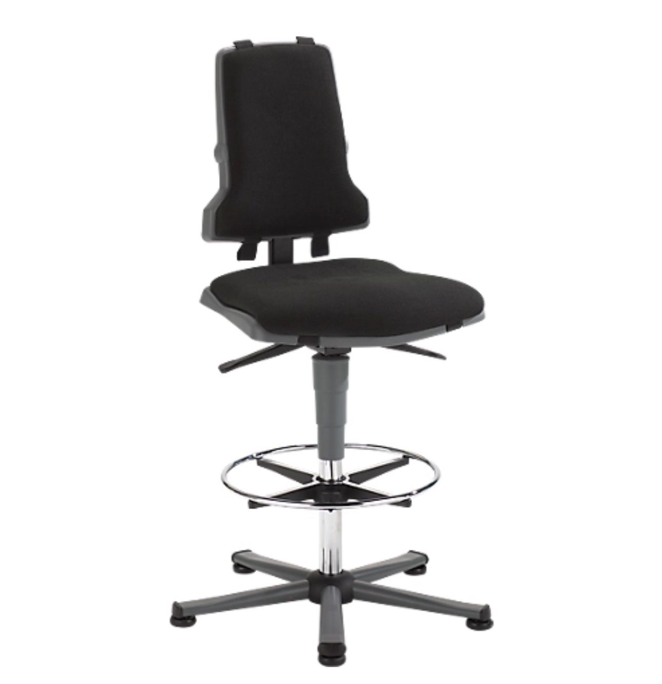 Stühle: neuer Arbeitsstuhl COUNTER Sintec, Gleiter, anthrazit – Neu (gemäss Beschreibung) aus Necker von liq24