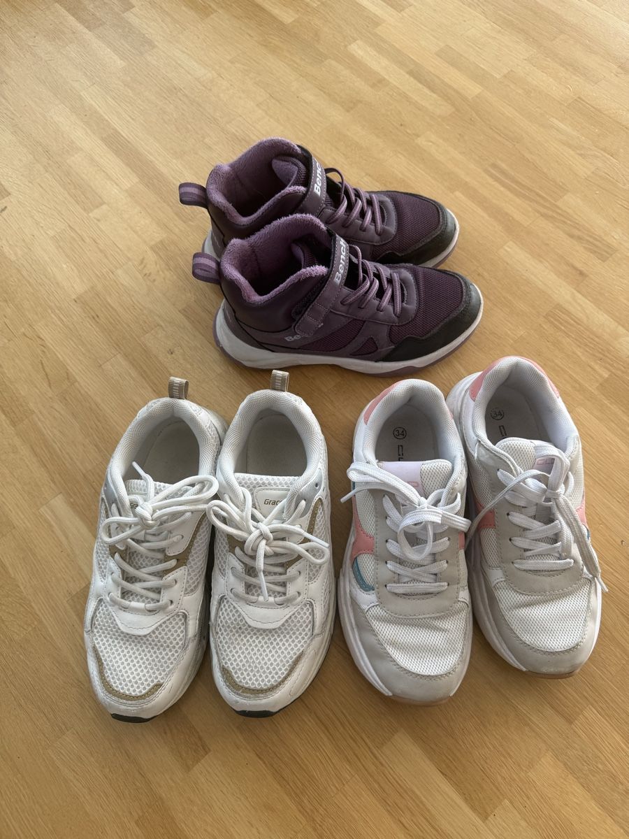 Scarpe per ragazze: Mädchen Turnschuhe gr.34 – Usato da Winterthur venduto da -BeHappy24- 1