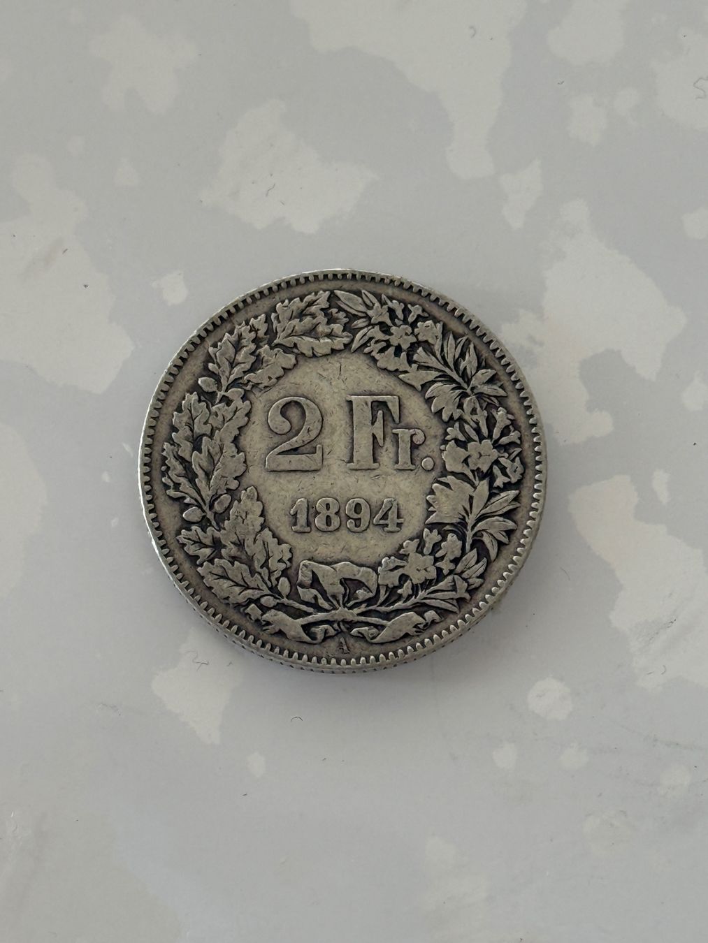 Tutti le monete: 2 Franken 1894  Rar – Usato da Wallisellen venduto da SWISS_SILVER1 1