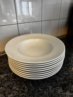 9x Suppenteller weiss
