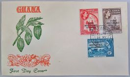 1958 First Day Cover Ghana