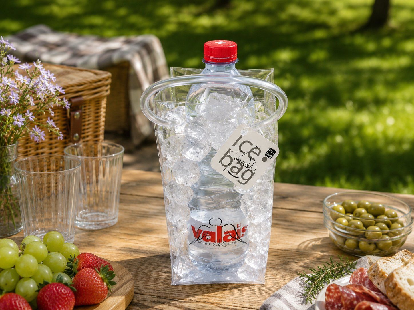 Taschen: Flaschenkühler Tasche Transparent – Neu (gemäss Beschreibung) aus Fully von VaneaSelection