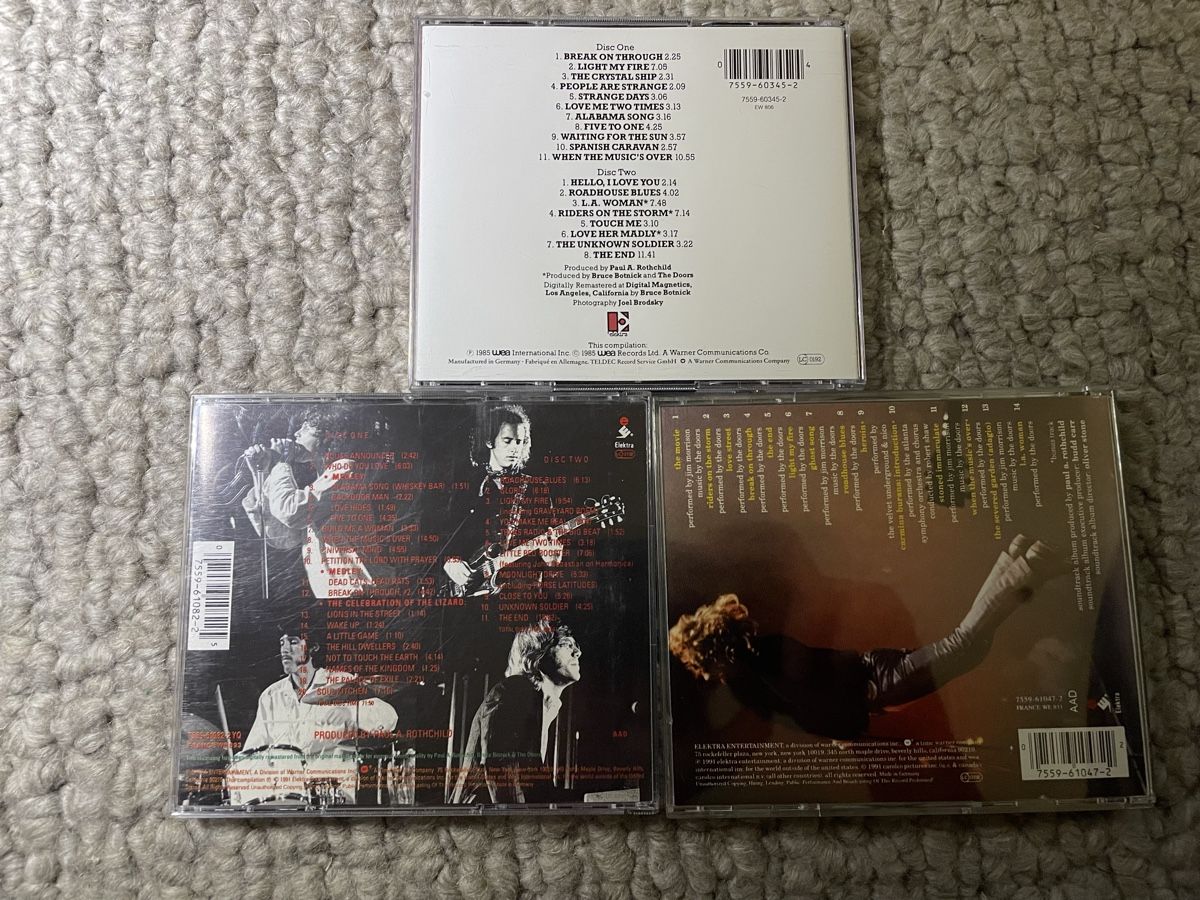 CDs: 3x The Doors – Gebraucht aus Reinach AG von trigger7811 1