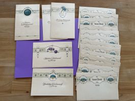 18 AK antik / Glückwunsch zum Namenstag