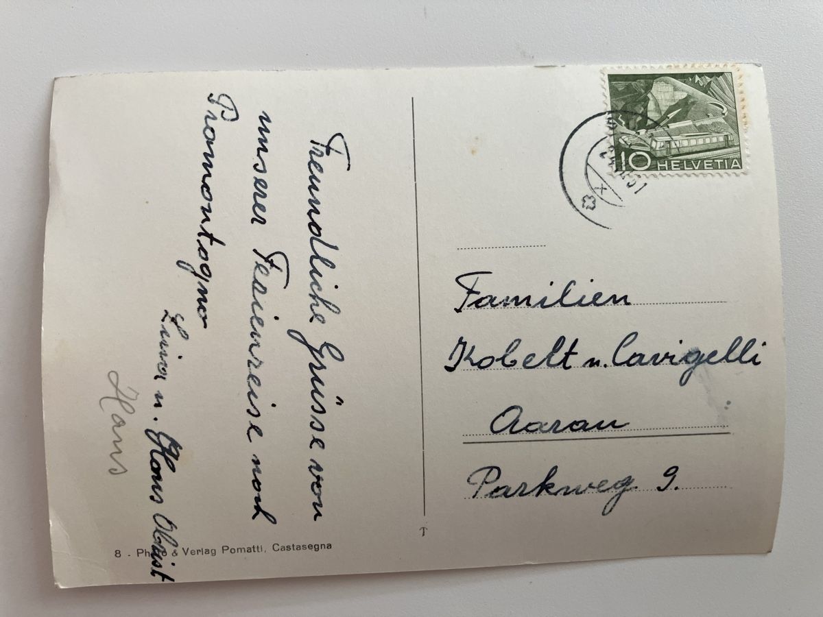 Cartes postales: AK Soglio – D'occasion à Zürich par Classic_Collection_Zurich 1