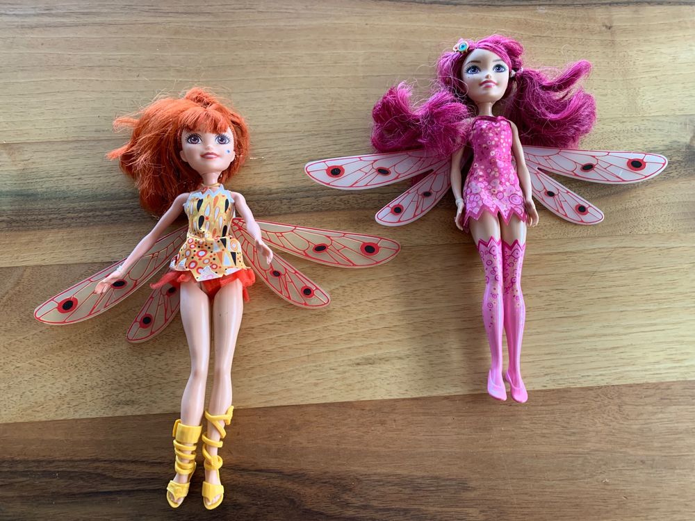 Mattel Mia And Me Shiva Puppe – Mit Beweglichen Flügeln, Goldfarbenem Haar & Blumengeschmücktem Kleid, Ab 3 Jahren