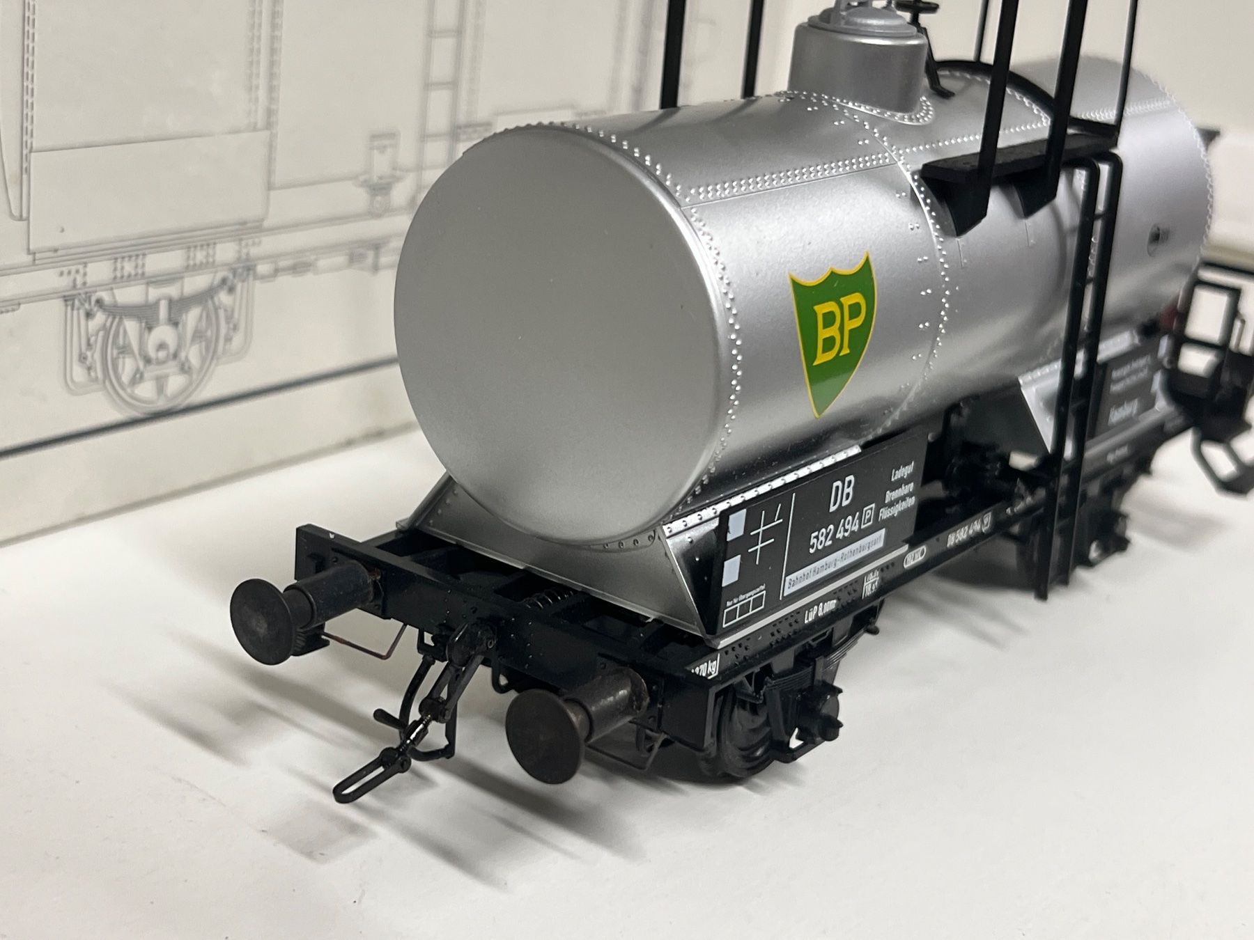 Modellini di ferrovie: Scale Models Spur 0 BP DB – Usato da Geroldswil venduto da TopTrain54 3