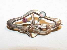 Brosche alte handgemachte Brosche 3.5 x 2 cm
