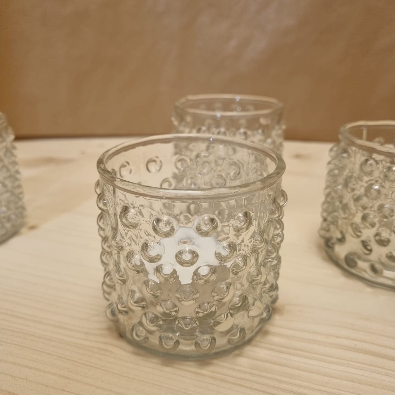 Tutte le decorazioni: 4er Set Teelichthalter aus Glas – Usato da Luzern venduto da kon_j7zt