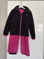 Kjus Formula Womens Ski Suit - Pink/Black - Size S