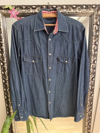 Herren Jeanshemd blau Gr.M/ NEU