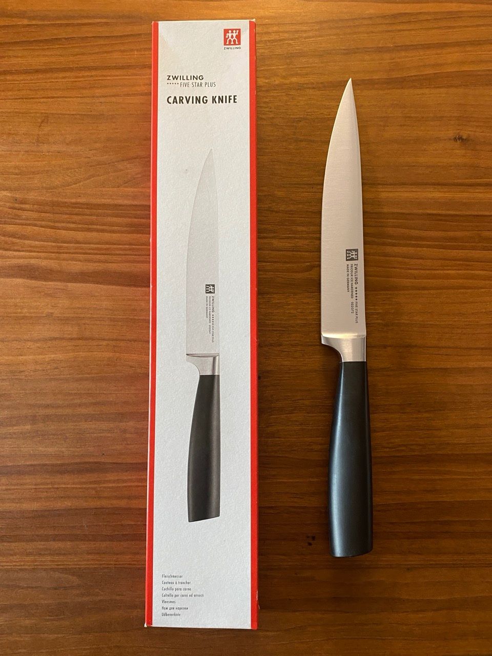 Zwilling Coltelli da cucina: Zwilling 5 Sterne Plus Carving Knife "Fleischmesser" NEU – Nuovo e nell'imballaggio originale da Meggen venduto da Prkz77