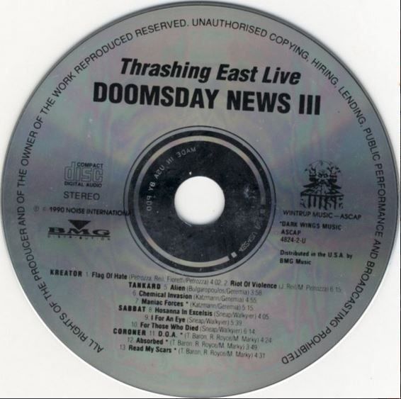 CD: Doomsday News III – Usato da St-Cergue venduto da VeganWarrior 1