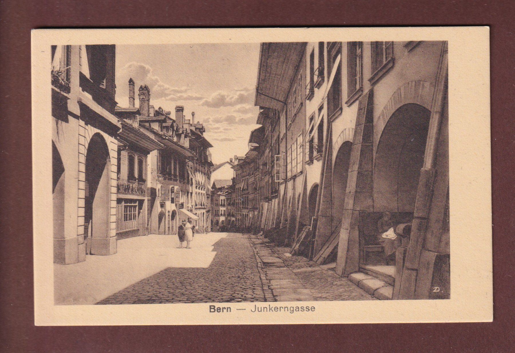 Cartoline postali: BERN - Junkerngasse – Usato da Pully venduto da nicecards-shop