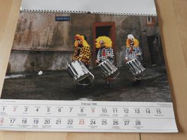 FASNACHTSKALENDER 1986, 12 BILDER ,  75 JOHR AM STÄGGE,