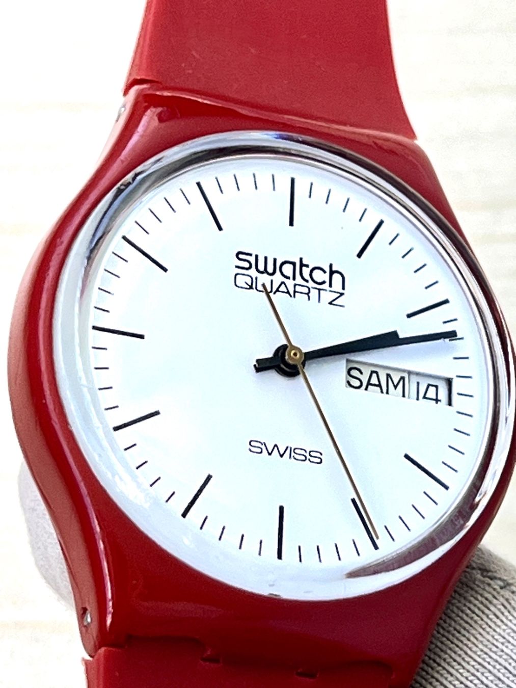 Swatch Orologi: Swatch Uhr, Sommer-Look! – Usato da Grenchen venduto da chththl 2