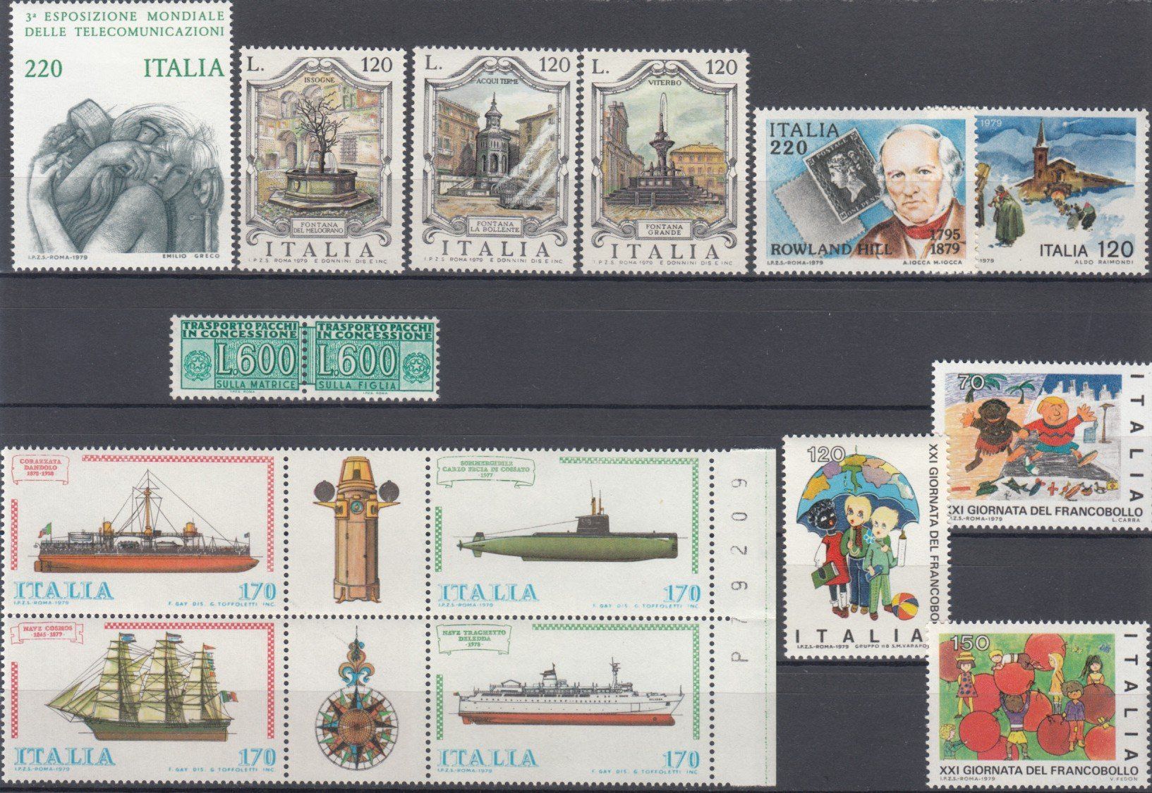 Tous les timbres: Italien 1979 postfrisch – D'occasion à Bürglen TG par StampGraf 3