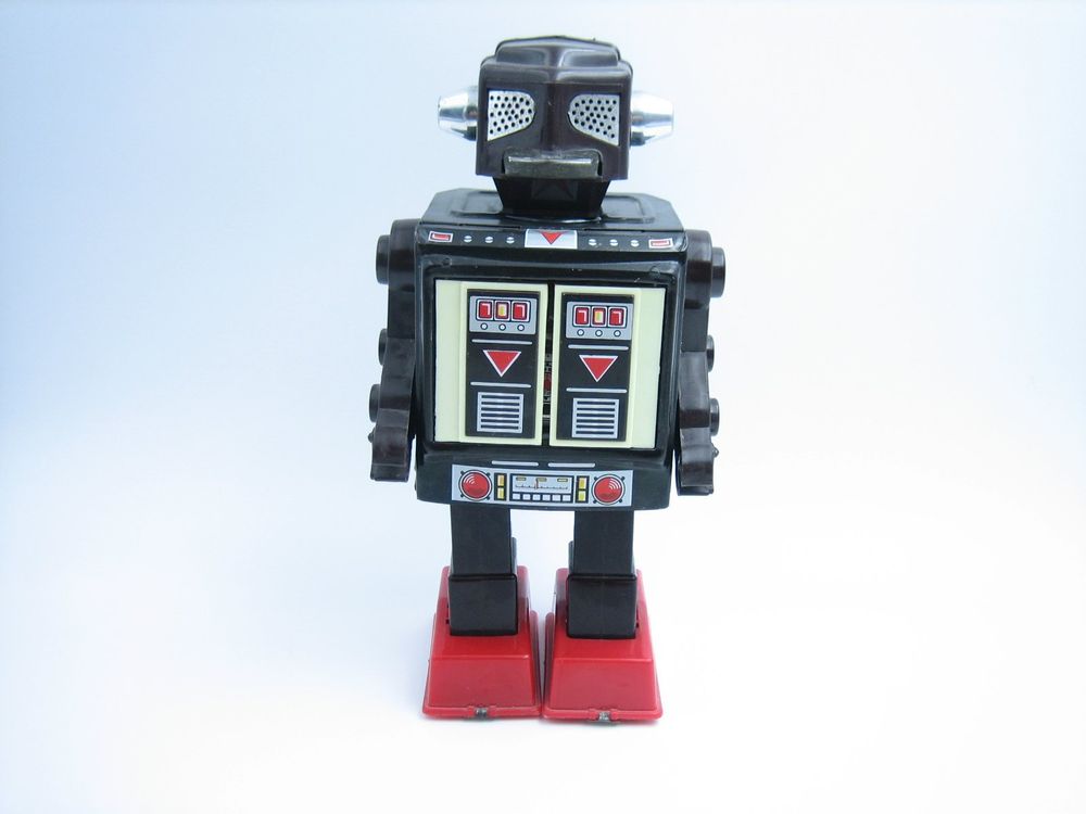 Robot Space Fighter Ales Filoguidé Années 80 En Boîte